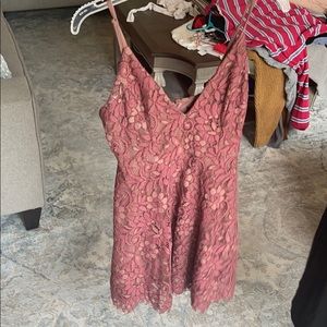 Pink/purple lace dress